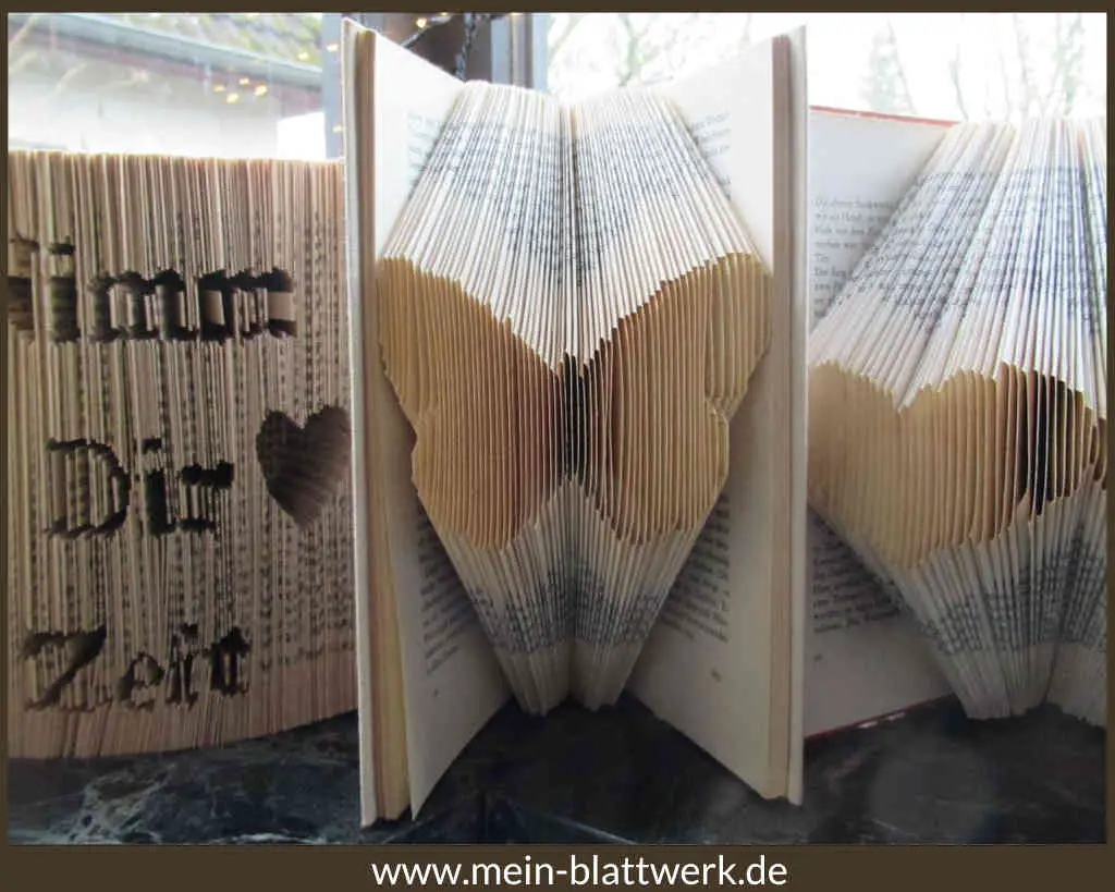 Schmetterling aus einem Buch falten