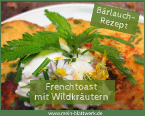 Read more about the article Bärlauch-Rezept – herzhafter French Toast mit Wildkräutern