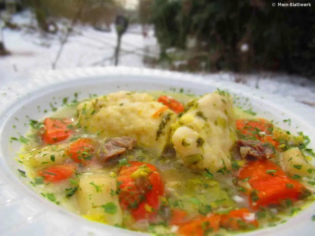 Frisch Suppe mit Rindfleisch und Gemüse