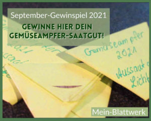 Read more about the article Gemüseampfer Saatgut zu gewinnen – September-Gewinnspiel
