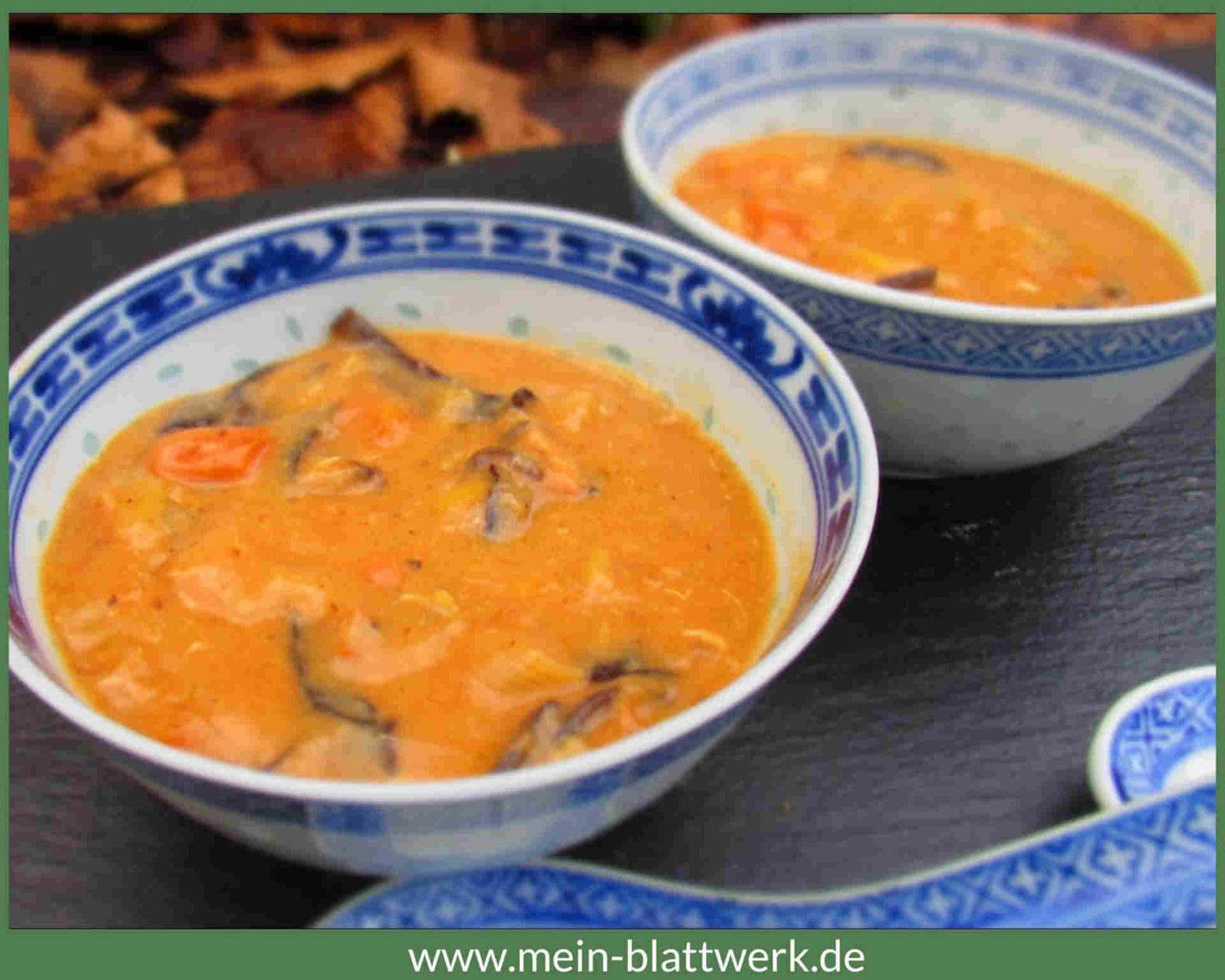 Sauer-scharfe Suppe- Rezept für Pekingsuppe mit Judasohren - mein-blattwerk