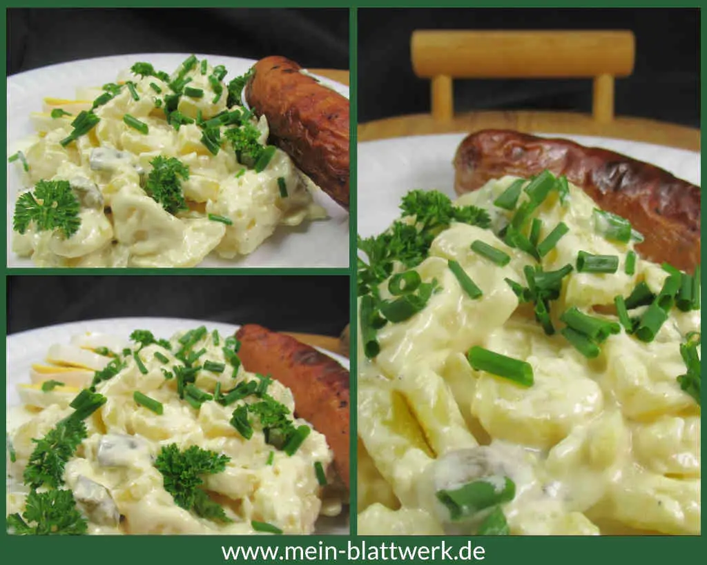 Kartoffelsalat mit Würstchen.