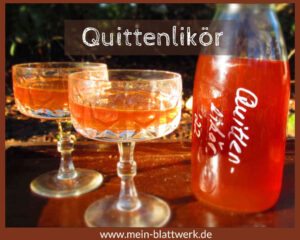 Read more about the article Quittenlikör Rezept – Likör aus Quittenmus mit Rum und Wodka