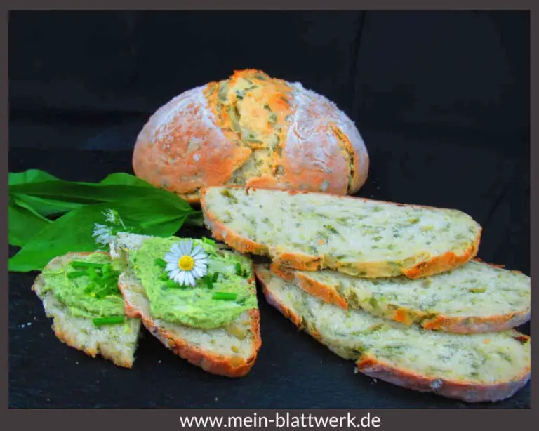 Bärlauch-Rezepte: Bärlauchbrot-Kräuterbrot - mein-blattwerk