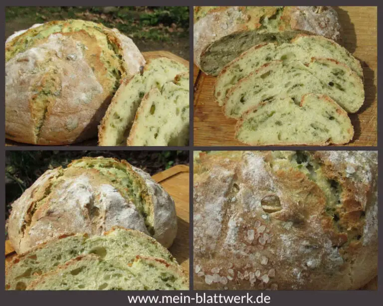 Bärlauch-Rezepte: Bärlauchbrot-Kräuterbrot - mein-blattwerk