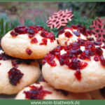 Cranberry-Weihnachtskekse